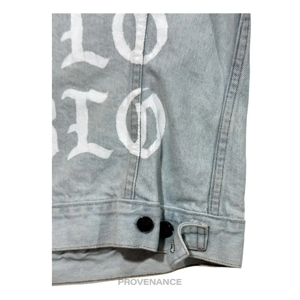 🔴 LEVIS x Kanye Ye PABLO TLOP Denim Jacket - Light Blue M - Picture 6 of 7